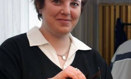Anna Paruzel, właścicielka zakładu fryzjerskiego w Czudcu.