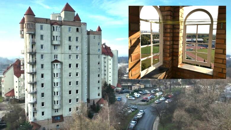 Tak się żyje w "zamku" w Krakowie. To niezwykły blok. Co zastaliśmy w wieżyczce niczym ze średniowiecznej budowli lub "domu Drakuli" ?