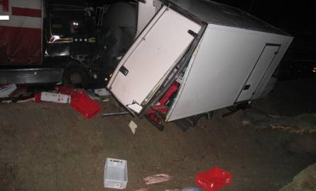 Wypadek w Michalinie na drodze krajowej nr 1. Jedna osoba nie żyje [zdjęcia]
