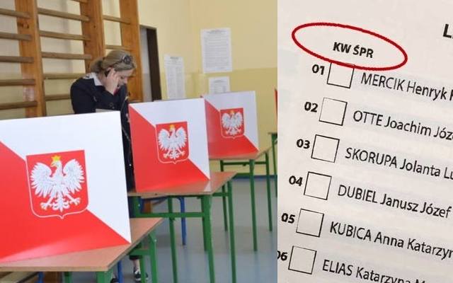 Wybory samorządowe 2018: Śląskiej Partii Regionalnej nie ma na karcie do głosowania. Jest ŚPR. Kosztowna pomyłka?