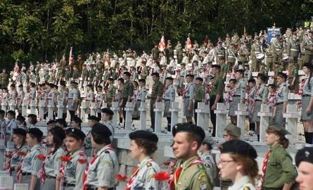 W uroczystościach wzięło udział około 1400 harcerzy z całej Polski.