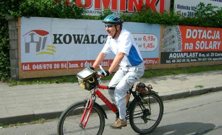 Krzysztof Gumiński na trasie