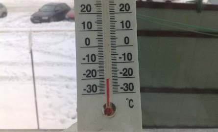 Tyle wskazywał termometr dzisiaj w Sokółce.