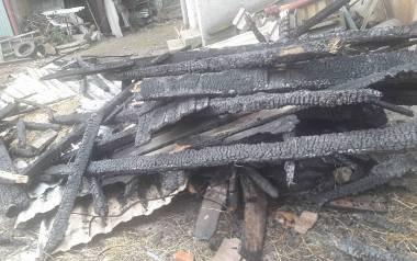 Rodzina z gminy Łoniów w pożarze straciła niemal wszystko