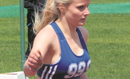 Kamila Justyńska z MUKS Wisła Sandomierz w sobotę siegnęła po brązowy medal w województwie w biegu na 400 metrów.