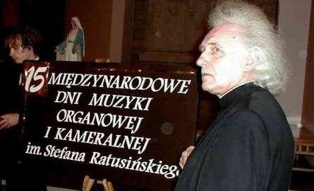 Osobliwością niedzielnego wieczoru był ksiądz prof. Zbigniew Rogala.