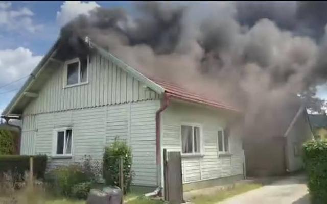 Pożar domu w Gołkowicach. Żywioł udało się okiełznać 