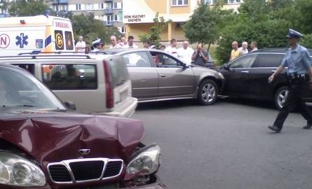 Wypadek spowodował kierowca daewoo