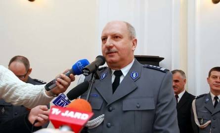 Inspektor Igor Parfieniuk, były już Komendant Wojewódzki Policji w Białymstoku