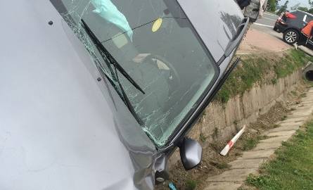 Wypadek w gminie Górno. Dwie osoby ranne