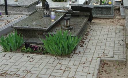 Mężczyzna niszczył nagrobki na cmentarzu w Chodczu.