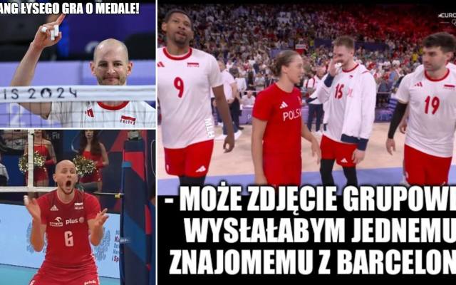 Najlepsze MEMY o polskich siatkarzach na igrzyskach olimpijskich w Paryżu. Zobacz, jak Internauci komentują ich mecze 10.08.2024