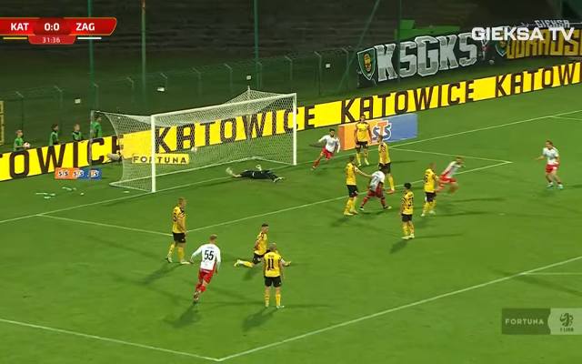Skrót meczu GKS Katowice – Zagłębie Sosnowiec 0:1 [WIDEO} Triumf gości. Trafił jedynie Kamil Biliński