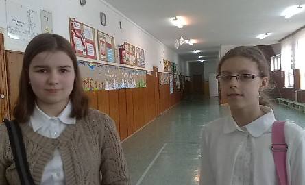 zakończył się już w SP nr 5 w Białymstoku. Ania Kondratowicz (z lewej) i Zuzanna Kiercel (z prawej)