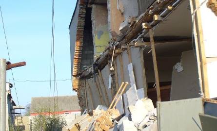 Katastrofa budowlana w Wójcinie [szczegóły, zdjęcia]