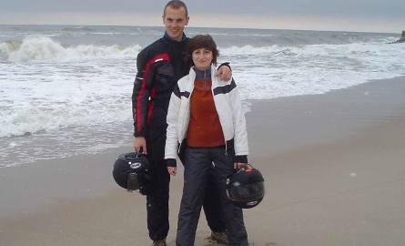 Karol Mąkosa i edyta Sygocka mają za sobą już kilka podróży motocyklowych. Zjechali między innymi polskie wybrzeże.