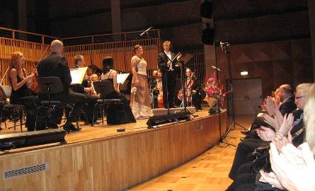 Podczas sobotniego koncertu Wioletta Chodowicz pięknie śpiewała pieśni Stanisława Moniuszki.