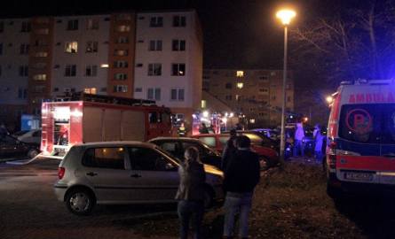 Pożar w bloku w Kielcach. Wszystkie służby postawione na nogi