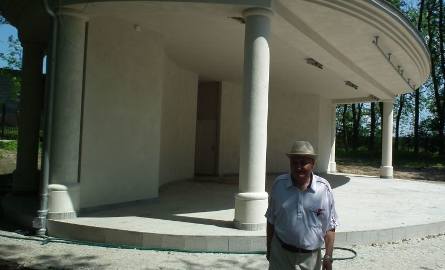 Jan Grudzień podziwiał między innymi nowy amfiteatr.