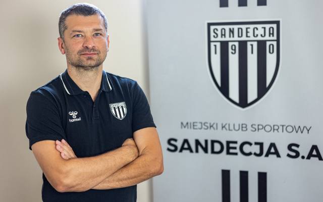 Sandecja Nowy Sącz ma nowego trenera. To były mistrz Polski