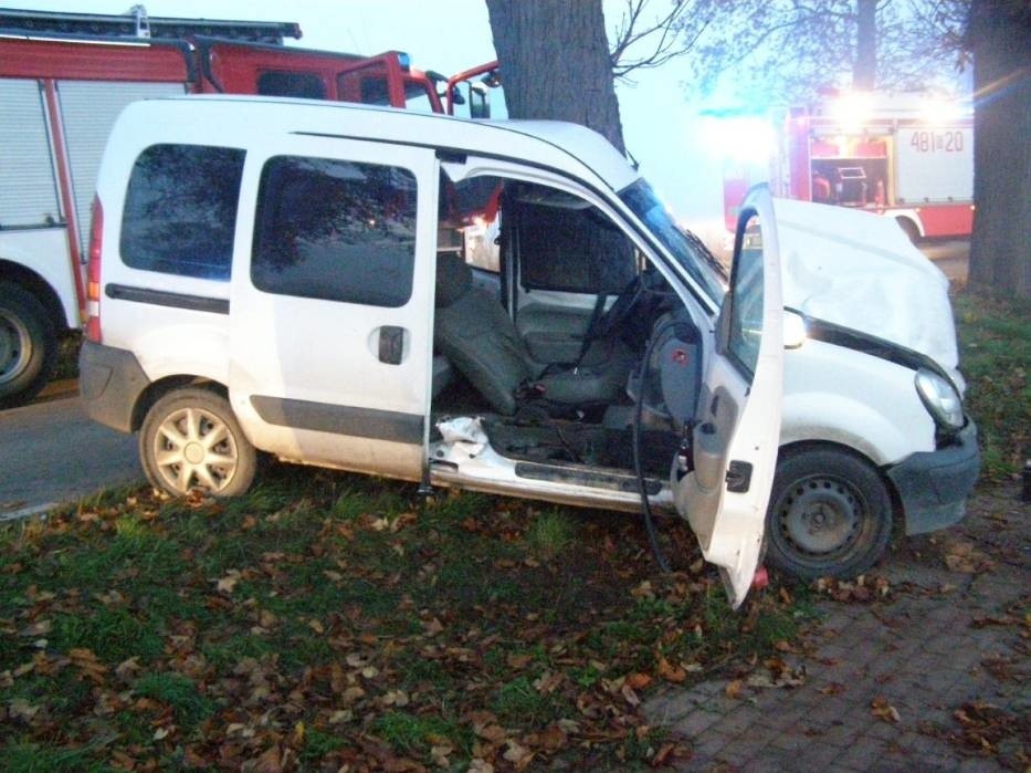Wypadek w Kościeleczkach (powiat malborski) 22.10.2019