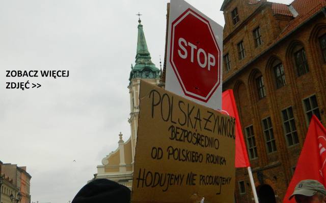 CETA do klozeta - protest w Toruniu [foto i wideo]