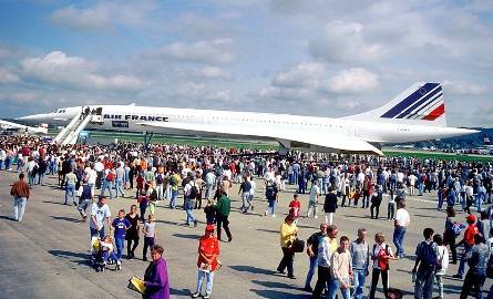 Concorde na lotnisku w Zurichu