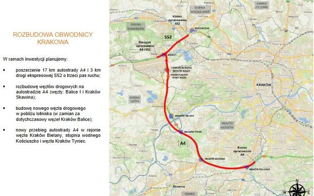 Radni piszą rezolucję w sprawie rozbudowy dróg krajowych A4 oraz S52. Chcą chronić mieszkańców gminy Zabierzów