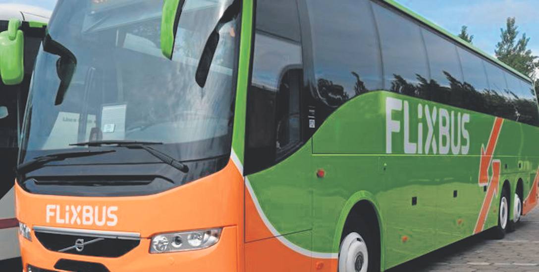Wyleasingowany autobus MAN szczecineckiego PKS w barwach linii Flixbus