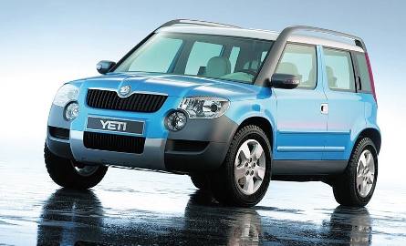 Kolejny tzw. miejski SUV. To kolejny dowód na rozwój czeskiej marki. Yeti bazuje na platformie modelu Roomster. Na rynek wejdzie w październiku.