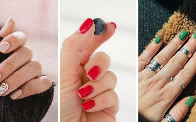 Modne paznokcie w 2024 roku - gorące trendy: szalony french manicure, czerwień i zieleń, wzorki 3D i coś dla minimalistek