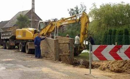 Budowa kanalizacji w osiedlu Malce.