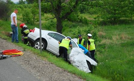 73-letni kierowca vokswagena zginął na miejscu