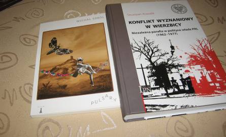 Są oczywiście książki laureatów Radomskiej Nagrody Literackiej:Michała Sobola i Szczepana Kowalika