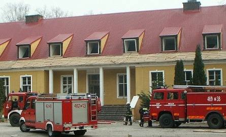 Pożar hotelu w Piaskach