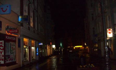 Na ulicy Żeromskiego zgasły uliczne latarnie
