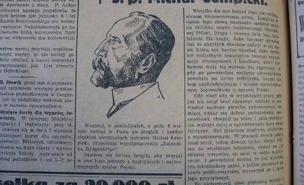 Jeden z wielu artykułów, opublikowanych po śmierci Michała Łempickiego - &quot;Dziennik Bydgoski&quot; 31 grudnia 1930 r.