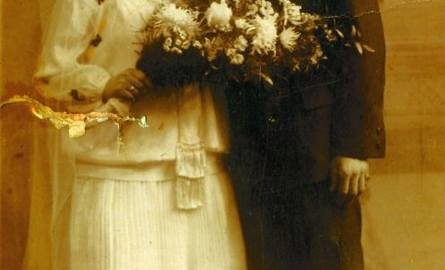 Ślub moich rodziców: Lidii  i Jana Szóstków, Boże Narodzenie, 1925 r.