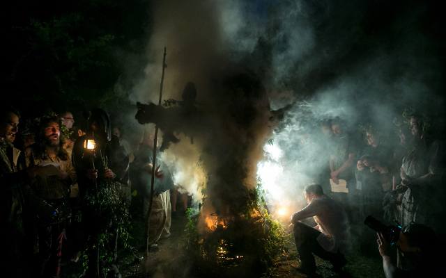 Kraków. Noc Walpurgi czyli doroczne święto Beltaine na Kopcu Krakusa! [ZDJĘCIA]