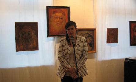 Za udział w wystawie dziękowała Anna Tymczak, wwnuczka Janiny Blicharskiej - Linar.