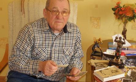 Eugeniusz Przyłucki mimo prawie 82 lat, cieszy się znakomitą pamięcią.