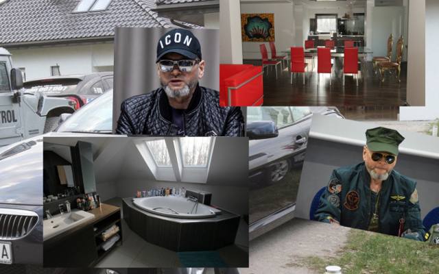 Oto tajemniczy dom detektywa Krzysztofa Rutkowskiego i Mai Plich. Tak mieszkają w domu pod Łodzią. Ładnie? ZDJĘCIA 13.02.2024