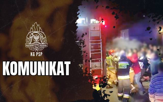 Pojechali gasić pożar na osiedle romskie w Koszarach pod Limanową. Strażacy zostali zaatakowani, jeden z nich trafił do szpitala