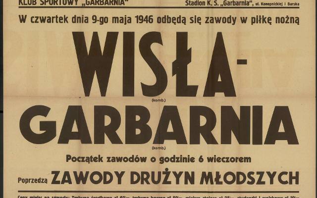 Plakaty meczowe Wisły Kraków, zobacz z kim kiedyś grała Wisła [GALERIA]