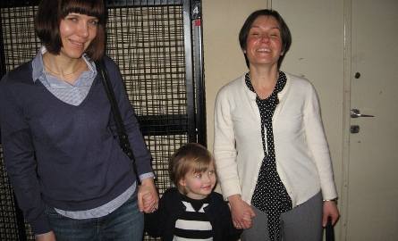 Podobał mi się Pietrek! – wyznała nam Małgosia Adamska, która przyszła z mamą Moniką (z lewej) i ciocią, też Moniką.