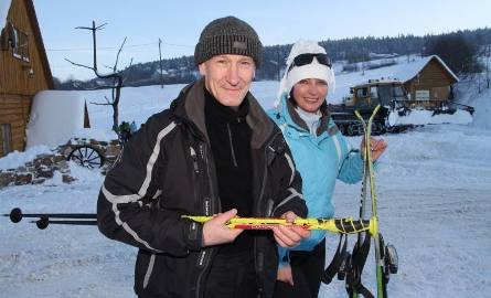 Wypad do Bodzentyna na narty to udane rozpoczęcie sezonu – mówili Grażyna i Jarosław Tarasińscy ze Skarżyska-Kamiennej.