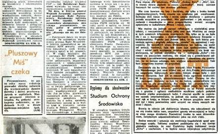 Pierwsza strona „Echa Dnia” na jubileusz 10-lecia - 1 grudnia 1981 roku.