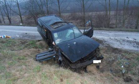 Wypadek w miejscowości Szczaworyż w powiecie buskim