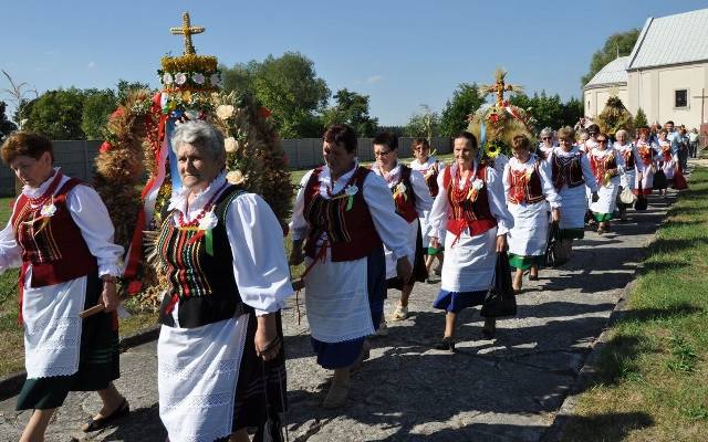 Rolnicy z gminy Secemin świętowali zakończenie żniw w Kuczkowie