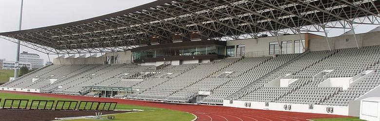 Stadion Laugardalsvöllur, na którym swoje mecze rozgrywa Fram.
